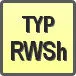 Piktogram - Typ: RWSh